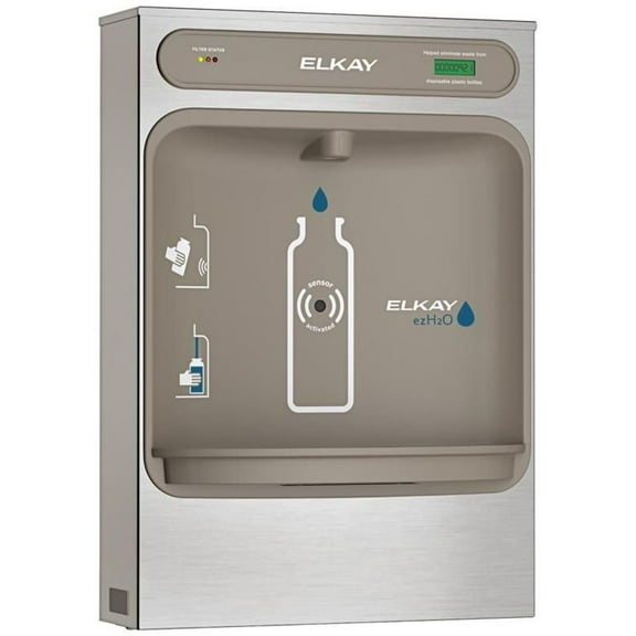 Elkay EZH2O Stainless Steel Filtered Surface Mount 3,000-Gallon Top Loading Water Cooler