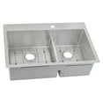 thumbnail image 1 of Elkay Ectsrao33229bg Crosstown 33" X 22" Double Basin Stainless Steel Kitchen Sink - 1, 1 of 4