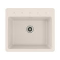 thumbnail image 1 of Elkay Elg252212pd Quartz Classic 25" Drop In Single Basin Quartz Laundry Sink - Putty, 1 of 7