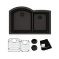thumbnail image 1 of Elkay Elghu3322rc Quartz Classic 33" Undermount Double Basin Quartz Composite Kitchen Sink, 1 of 2