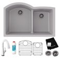 thumbnail image 1 of Elkay ELGHU3322RGSFLC Quartz Classic 33" Undermount Double Basin Quartz Kitchen Sink -, 1 of 7