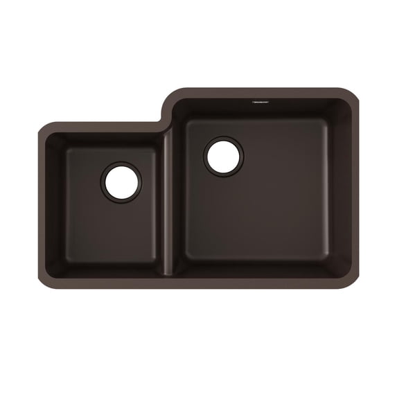 Elkay Elgou3321l Quartz Classic 33" Double Basin Granite Composite Kitchen Sink For