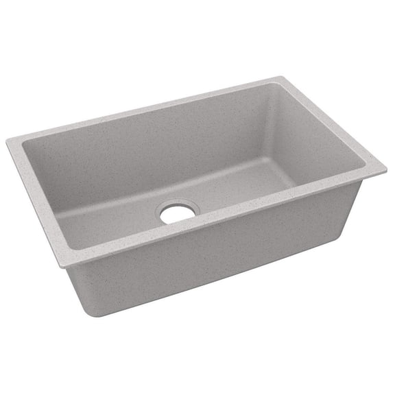 Elkay Elgru13022 Quartz Classic 29-1/2" Undermount Single Basin Quartz Composite Kitchen
