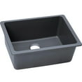 thumbnail image 1 of Elkay Quartz Classic 24-5/8" x 18-1/2" x 9-1/2", Single Bowl Undermount Sink, Dusk Gray, 1 of 3