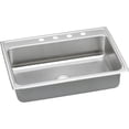 thumbnail image 1 of Elkay LRAD3122554 Lustertone Classic 31 x 22 x 5-1/2 Single Bowl Drop-in ADA Sink, 4 Holes, Stainless, 1 of 2