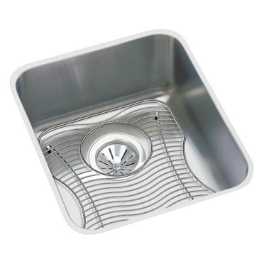 Elkay Eluh1116dbg Gourmet 14" X 18-1/2'' Undermount Single Basin Kitchen Sink - Stainless