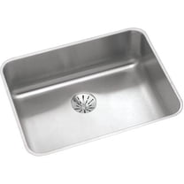 Elkay ELUH2115PD Lustertone Stainless Steel 23-1/2" x 18-1/4" x 7-1/2", Single Bowl Undermount Sink with Perfect Drain Lustertone