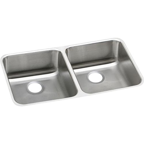 Elkay ELUH311810L Gourmet Undermount Double Bowl Kit