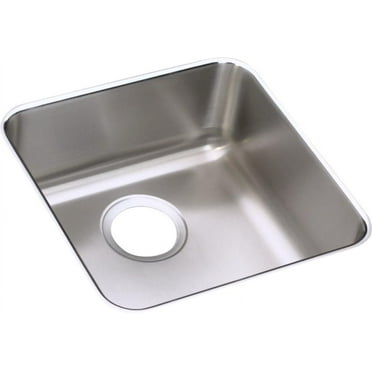 Elkay Eluhad121255 Lustertone 14-1/2" Undermount Single Basin Stainless Steel Kitchen Sink