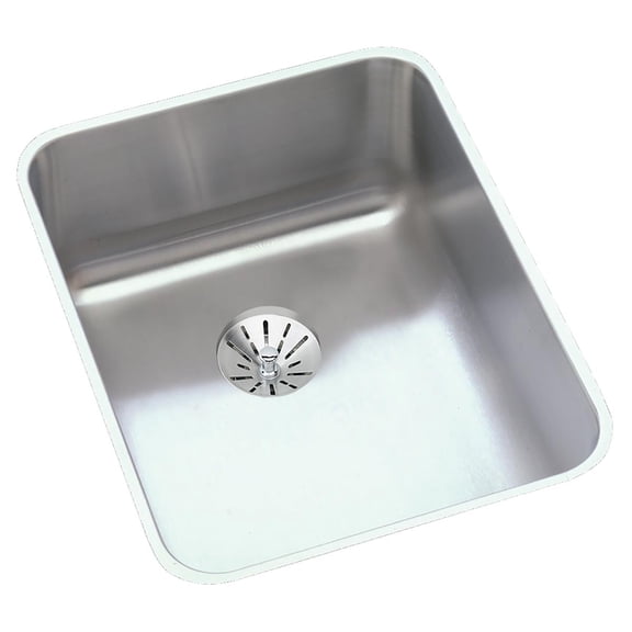 Elkay Lustertone Classic Stainless Steel, 16-1/2" x 20-1/2" x 4-7/8", Single Bowl Undermount ADA Sink w/Perfect Drain