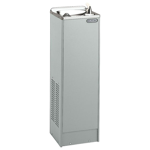 Elkay Fd700ds 38" Floor Mounted Indoor Rated Stainless Drinking Fountain - Stainless Steel