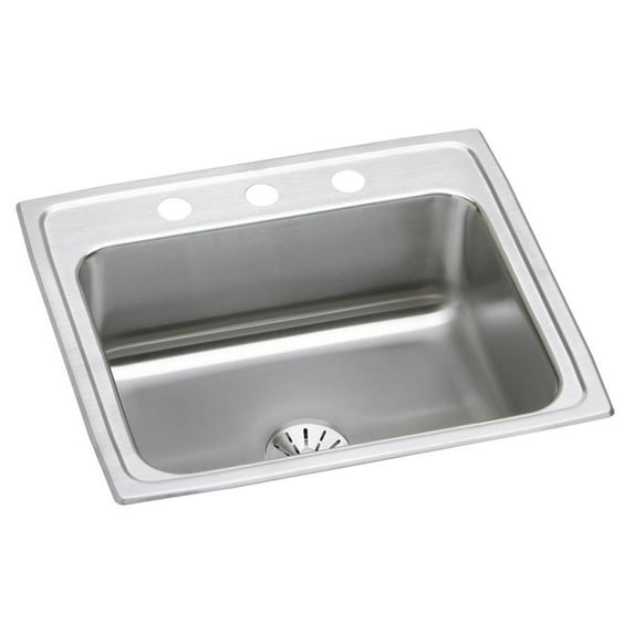Elkay Gourmet 22'' x 19.5'' Stainless Steel Single Bowl Top Mount Kitchen Sink