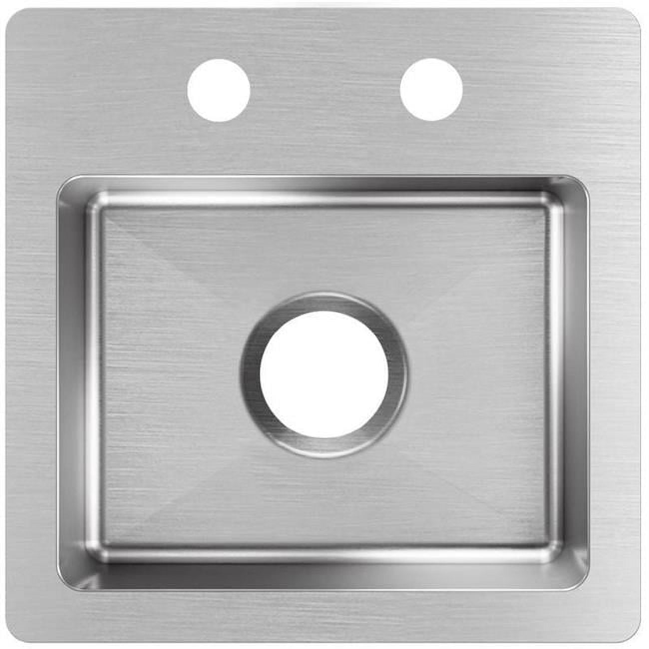 Elkay 15" Stainless Steel Single Bowl Drop-In Bar Sink