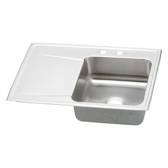Elkay ILR3322R2 Lustertone Single Bowl Drop-in Gourmet Sink