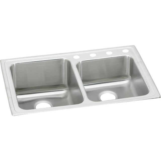 Elkay LGR33224 Gourmet Double Bowl Sink