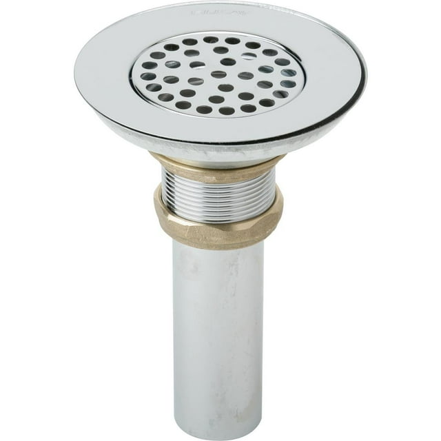 Elkay LK18B Drain Fitting with Grid Strainer in Stainless Steel