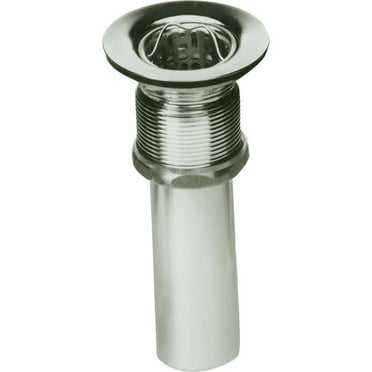 Elkay LK36 2" Drain Fitting with Nickel Plated Brass Body and Deep Stainless Steel Strainer Basket