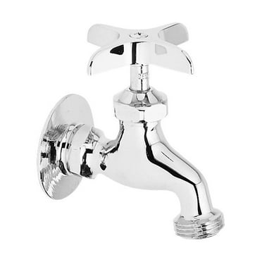 Elkay LK69CH Elkay Commercial Service/ Utility Single Hole Wall Mount Faucet with Hose End Chrome