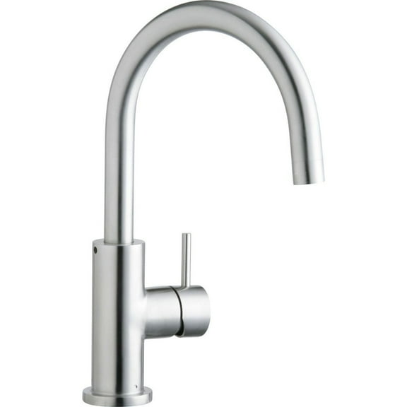 Elkay LK7921SSS Allure Single Hole Kitchen Faucet w/ Lever Handle Satin (Stainless Steel)