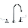 thumbnail image 1 of Elkay LK800GN05T4 Elkay 8" Centerset with Concealed Deck Faucet with 5" Gooseneck Spout 4" Wristblade Handles Chrome, 1 of 3