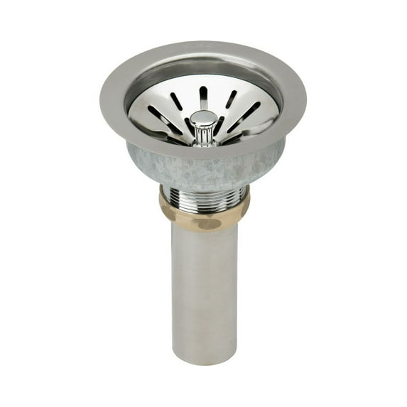 Elkay LK99FC Deluxe Drain 3-1/2" Type 304 Stainless Steel Body for Fireclay Sinks