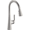 thumbnail image 1 of Elkay LKHA1041LS Harmony Single Hole Kitchen Faucet with Pull-down Spray and Forward Only Lever Handle, Lustrous Steel, 1 of 7