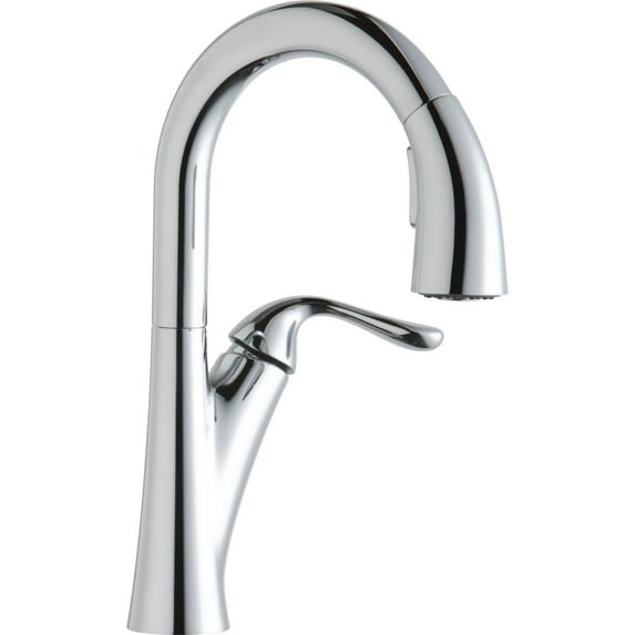 Elkay LKHA4032CR Harmony Chrome Single Lever Pull-down Spray Bar Faucet