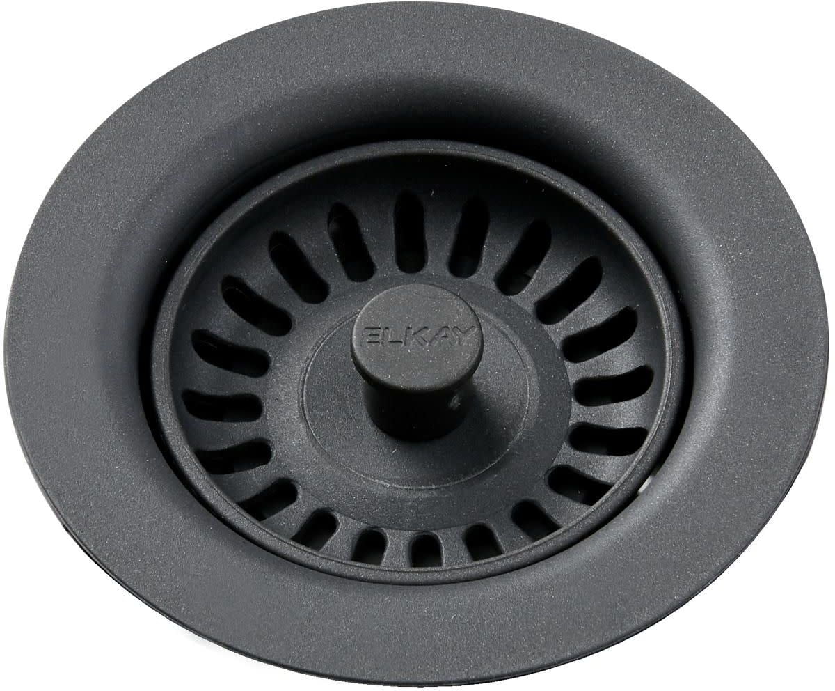 Charcoal Polymer Drain Fitting with Removable Strainer