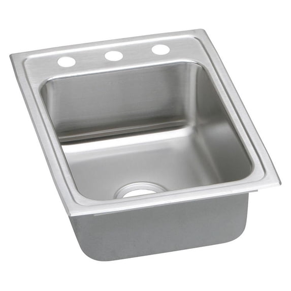 Elkay LRADQ1722600 17 x 22 Inch Gourmet Sink with Quick-Clip