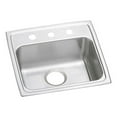 thumbnail image 1 of Elkay LRAD1919551 Elkay Lustertone Stainless Steel 19-1/2" x 19" x 5-1/2", Single Bowl Top Mount ADA Sink, 1 of 7