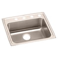 thumbnail image 1 of Elkay Lustertone Classic Stainless Steel 22" x 19-1/2" x 5-1/2", Single Bowl Drop-in ADA Sink, 1 of 2