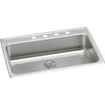 thumbnail image 1 of Elkay LRAD312265PD1 Lustertone Stainless Steel 31" x 22" x 6-1/2", Single Bowl Top Mount ADA Sink with Perfect Drain, 1 of 1