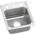 thumbnail image 1 of Elkay Lradq131665 Gourmet 13" Single Basin Drop In Stainless Steel Kitchen Sink - 2 Faucet, 1 of 6