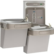 Elkay LZSTL8WSLK EZH2O Filling Station & Versatile Bi-Level ADA Water Cooler, Filtered 8 GPH Gray