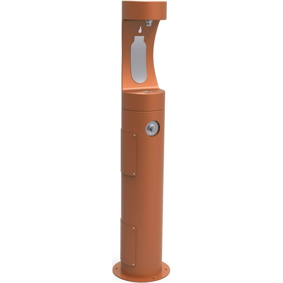 Elkay Lk4400bffrk Ezh20 14" Floor Mounted Outdoor Bottle Filling Station - Terracotta