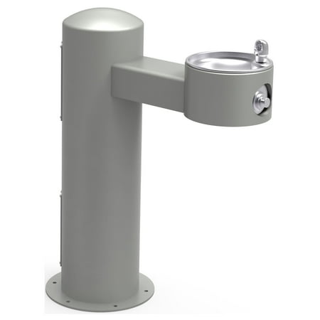 Elkay Lk4410frk 14" Outdoor Floor Mounted Single Drinking Station - Grey
