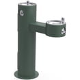 thumbnail image 1 of Elkay Lk4420frk 14" Outdoor Floor Mounted Bi-Level Drinking Station - Green, 1 of 2