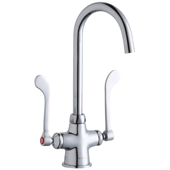 1 Hole Faucet 5" Gneck Spt 6" Handles CR