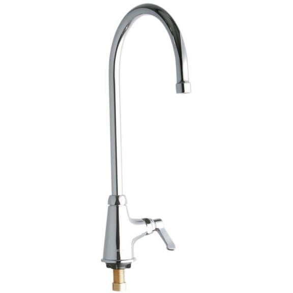 Open Box Elkay Lk535gn08l2 Ada Single Hole Single Control Deck Mount Classroom Faucet - Chrome