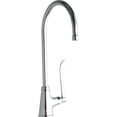 thumbnail image 1 of Elkay LK535GN08T6 Deck Mount 1 Hole, Gooseneck 8 inch Spout, 1 Piece Wrist Blade Handle, 6 inch Kitchen Faucets, 1 of 3