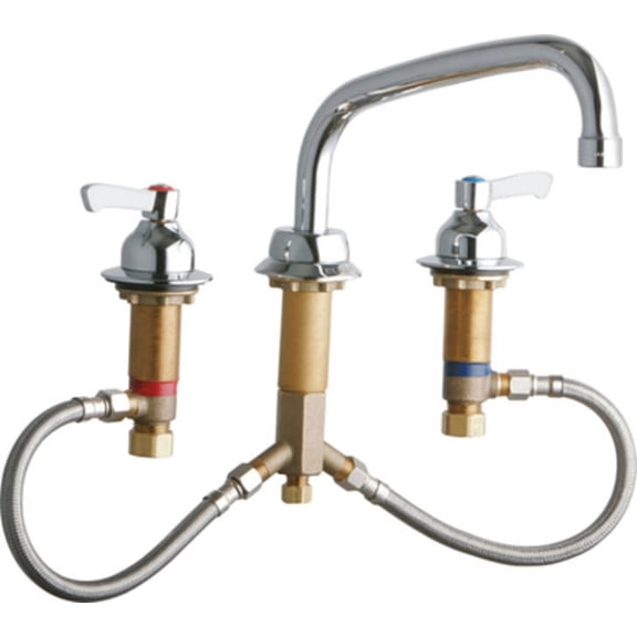 Open Box Elkay Lk800at08l2 9-1/8" Ada Single Hole Concealed Deck Utility Faucet - Chrome