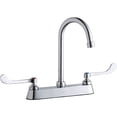 thumbnail image 1 of elkay lk810gn05t6 deck mount conceal ws, gn 5in spt, 1pc wrist bld handle, 6in, chrome, 1 of 1