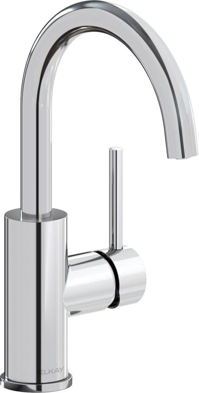 Elkay Avado Chrome Single Hole Bar Faucet with Pull-out Spray