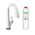 thumbnail image 1 of Elkay Lkav7051f Single Hole 2-In-1 Kitchen Faucet - Chrome, 1 of 7