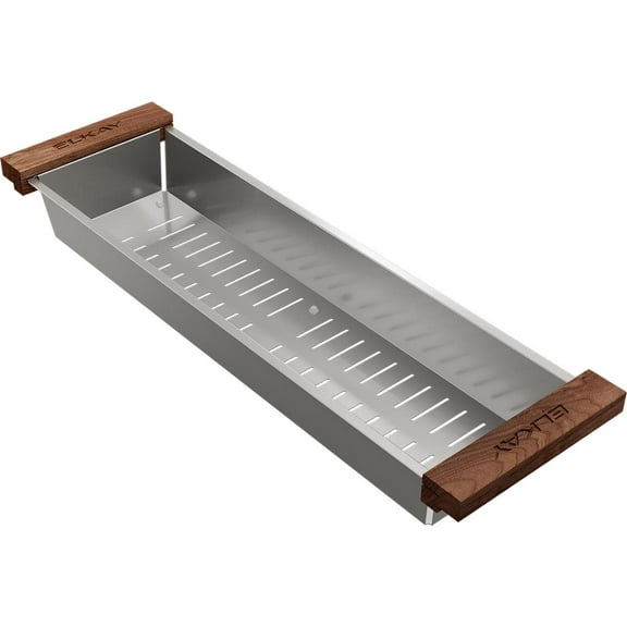 Elkay Dart Canyon Sliding Stainless Steel Colander Corrosion Resistant