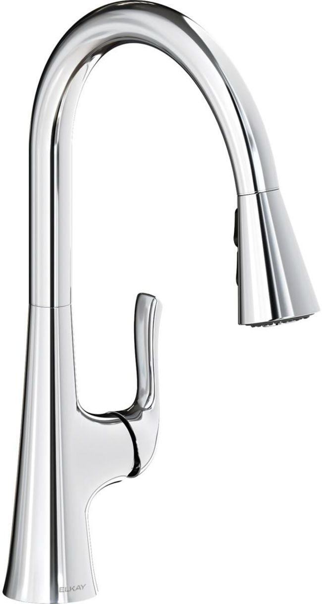 Elkay Harmony Single Handle Pull-Down Kitchen Faucet, Forward Only Lever, Chrome - LKHA1041CR
