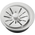 thumbnail image 1 of Elkay Quartz Perfect Drain 3-1/2" Polymer Disposer Flange with Removable Basket Strainer and Rubber Stopper White, 1 of 7