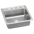 thumbnail image 1 of Elkay LR22220 Lustertone Classic 22 x 22 x 7-5/8 Single Bowl Drop-In Sink, No Holes, Stainless, 1 of 7