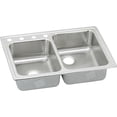 thumbnail image 1 of Elkay LR250L1 Gourmet Stainless Steel Double Bowl Sink, 1 of 7