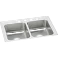 thumbnail image 1 of Elkay Lr3722 Gourmet 37" Double Basin Drop In Stainless Steel Kitchen Sink - 4 Faucet, 1 of 7